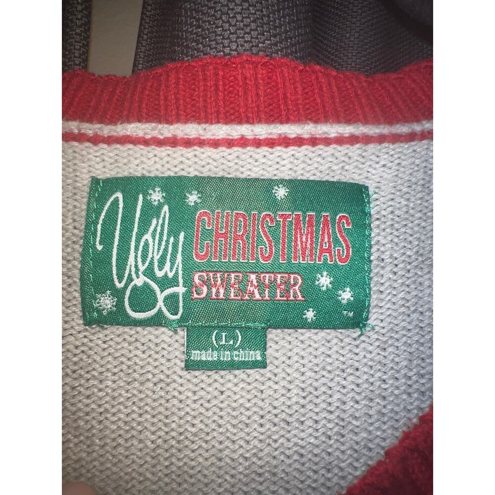 Ugly Christmas Sweater Xmas Size Large - Picture 2 of 3